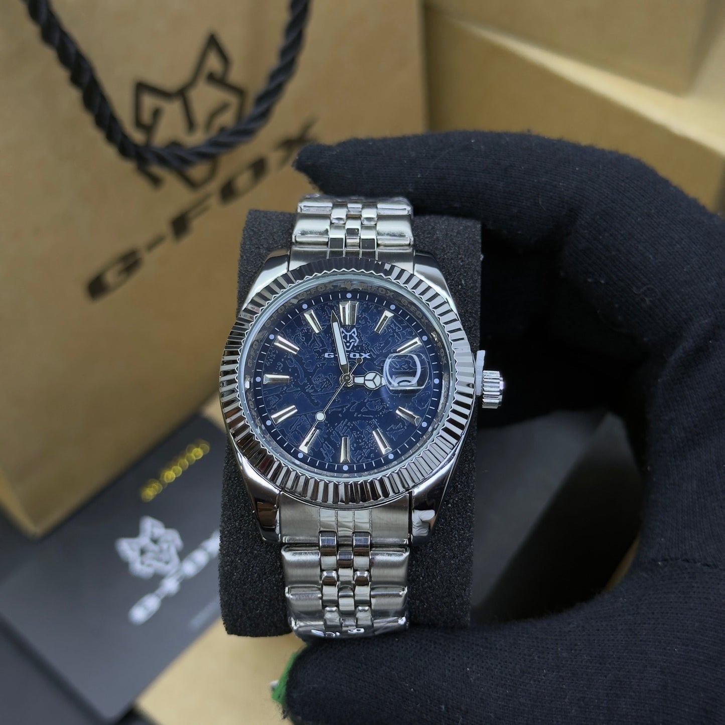 G FOX ORIGINAL x RLX SUMERGIBLE PARA HOMBRE REF-DAY DATE 22011-PA