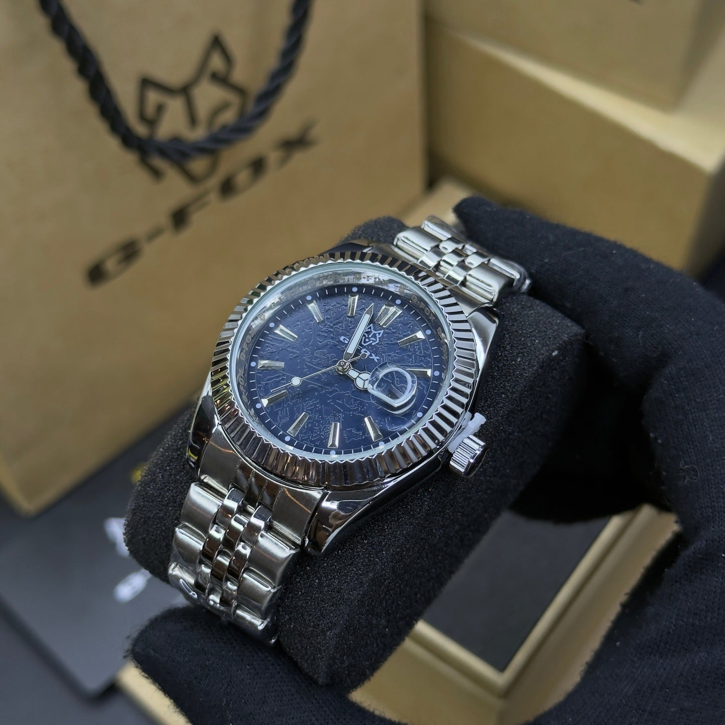 G FOX ORIGINAL x RLX SUMERGIBLE PARA HOMBRE REF-DAY DATE 22011-PA