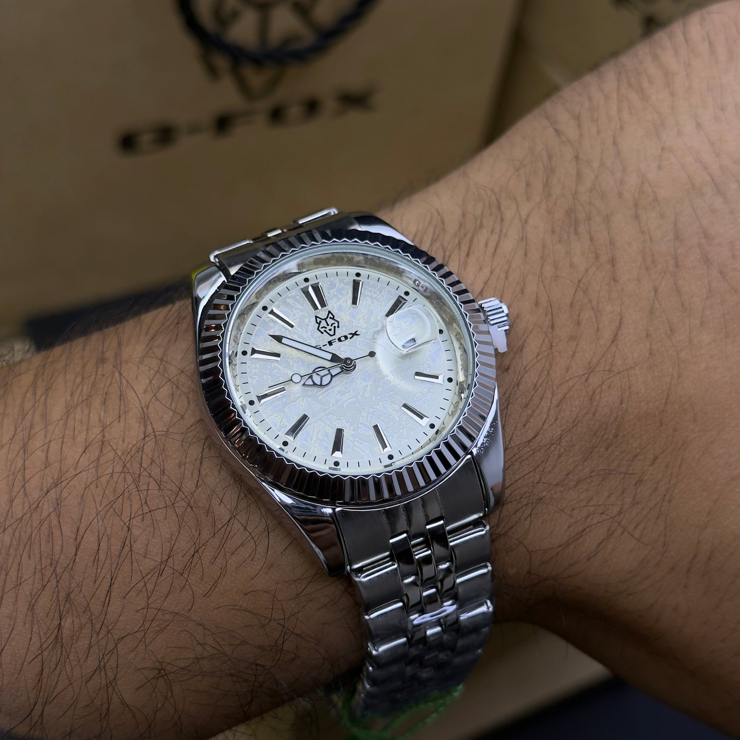 G FOX ORIGINAL x RLX SUMERGIBLE PARA HOMBRE REF-DAY DATE 22011-PB