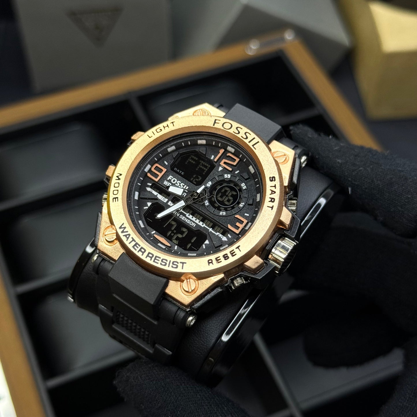 FOSSIL X G-SHOCK DOBLE HORA PARA HOMBRE REF-NR