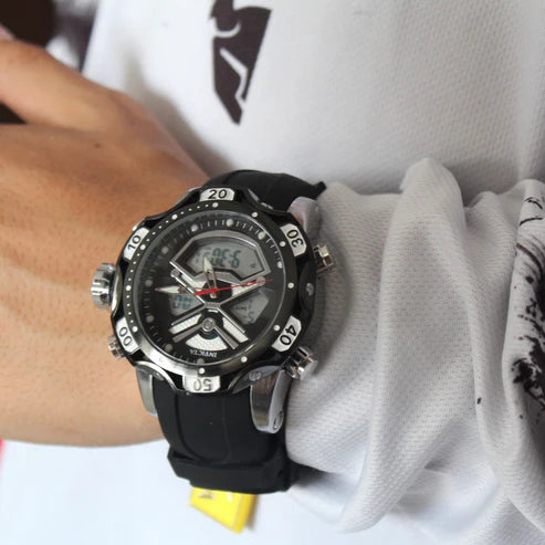 INVICTA DOBLE HORA SUMERGIBLE PARA HOMBRE REF-1837-NPN