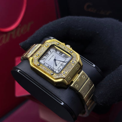 CARTIER SANTOS CUBANO  PARA DAMA REF DB