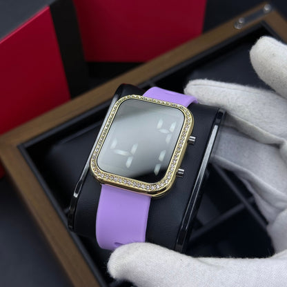 RELOJ DIGITAL ESTILO CUBANO PARA DAMA REF-MDN