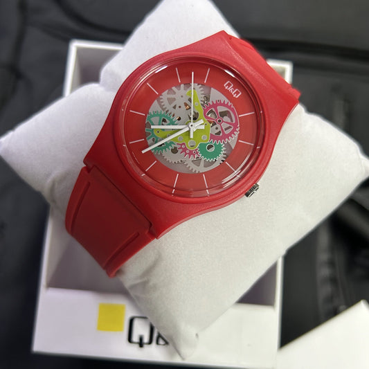 QyQ  TIPO SWATCH  UNISEX UN HOMBRE Y DAMA ORIGINAL REF-V41A-504VY