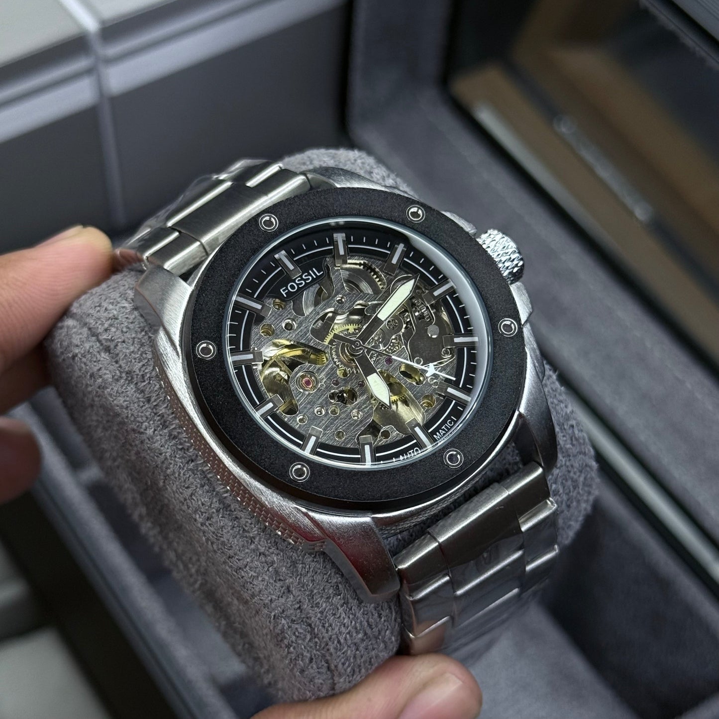 FOSSIL AUTOMATICO PARA HOMBRE REF-3082-PN2