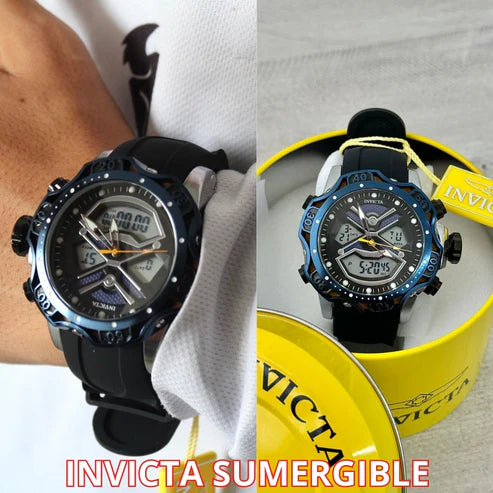 INVICTA DOBLE HORA SUMERGIBLE PARA HOMBRE REF 1837 NPA RELOJES JJ