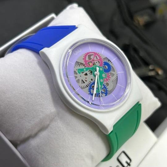 QyQ TIPO SWATCH  UNISEX UN HOMBRE Y DAMA ORIGINAL REF-V41A-508VY