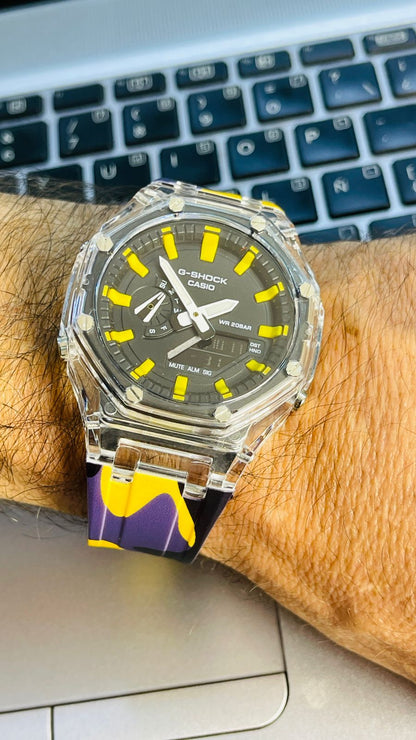 CASIO G-SHOCK TRANSPARENTE PARA HOMBRE REF-AM