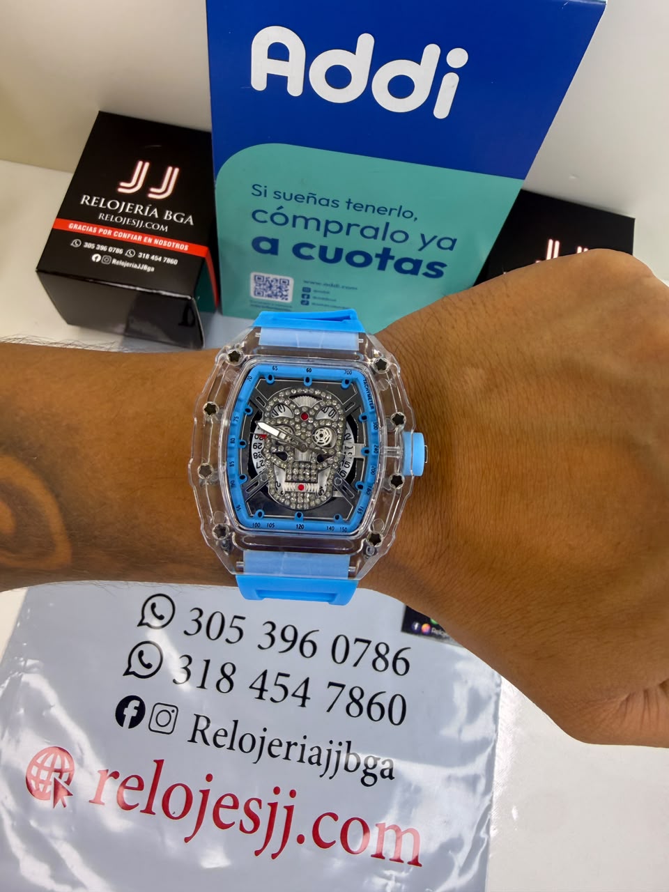 RICHARD MILLE TRANSPARENTE PARA HOMBRE REF-A