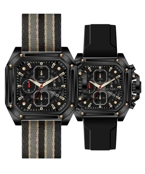 RELOJ KOSMO K4189 CRONÓGRAFO DOS PULSOS INTERCAMBIABLES