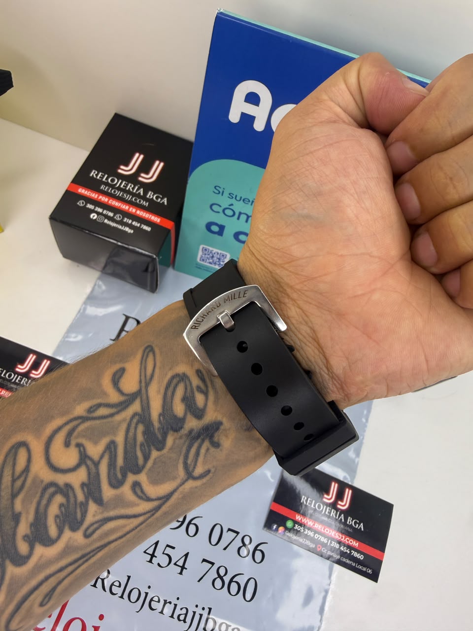 RICHARD MILLE TRANSPARENTE PARA HOMBRE REF-N