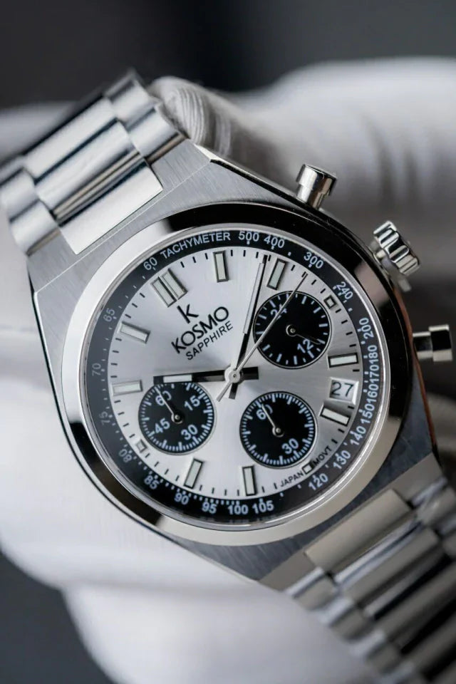 Reloj Kosmo 645-7– Cronógrafo Dial White & Black