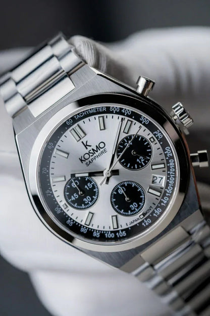 Reloj Kosmo 645-7– Cronógrafo Dial White & Black