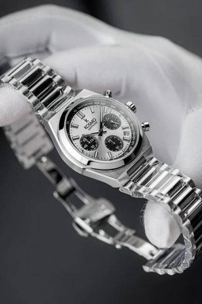Reloj Kosmo 645-7– Cronógrafo Dial White & Black