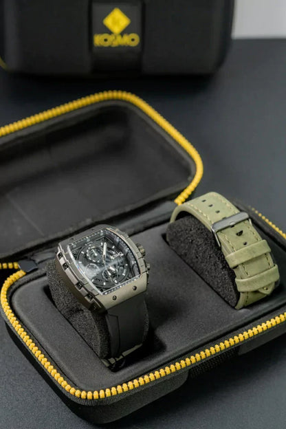 RELOJ KOSMO K3997G CRONÓGRAFO DOS PULSOS INTERCAMBIABLES