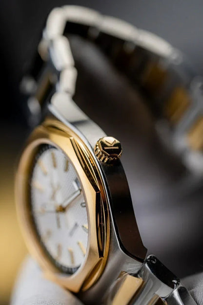 Reloj Kosmo 609-7 – Acero Bicolor Silver & Gold, Esfera Blanca, Cristal Zafiro