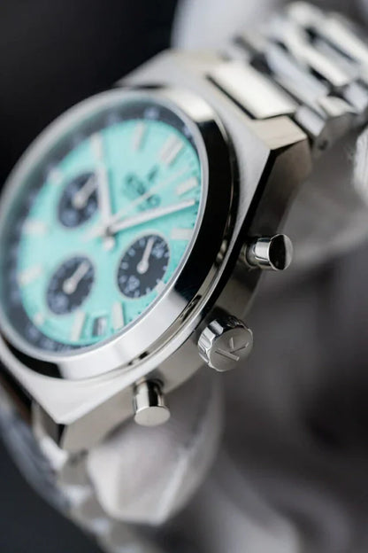 Reloj Kosmo 645-7– Cronógrafo Dial Black & Blue