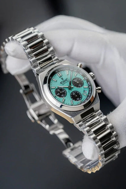 Reloj Kosmo 645-7– Cronógrafo Dial Black & Blue