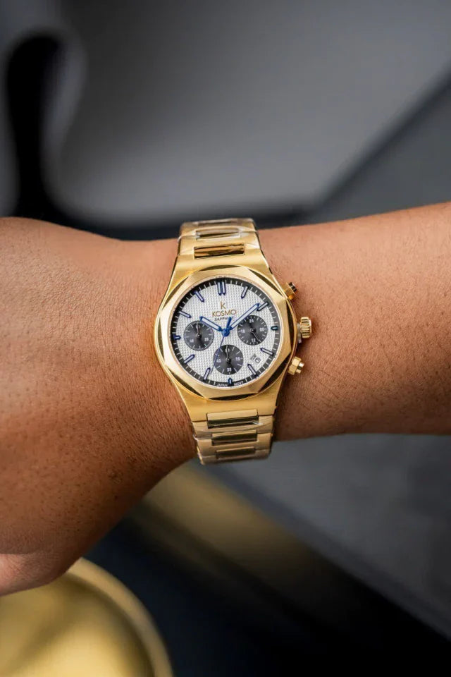 Reloj Kosmo 646-7 – Cronógrafo Dorado
