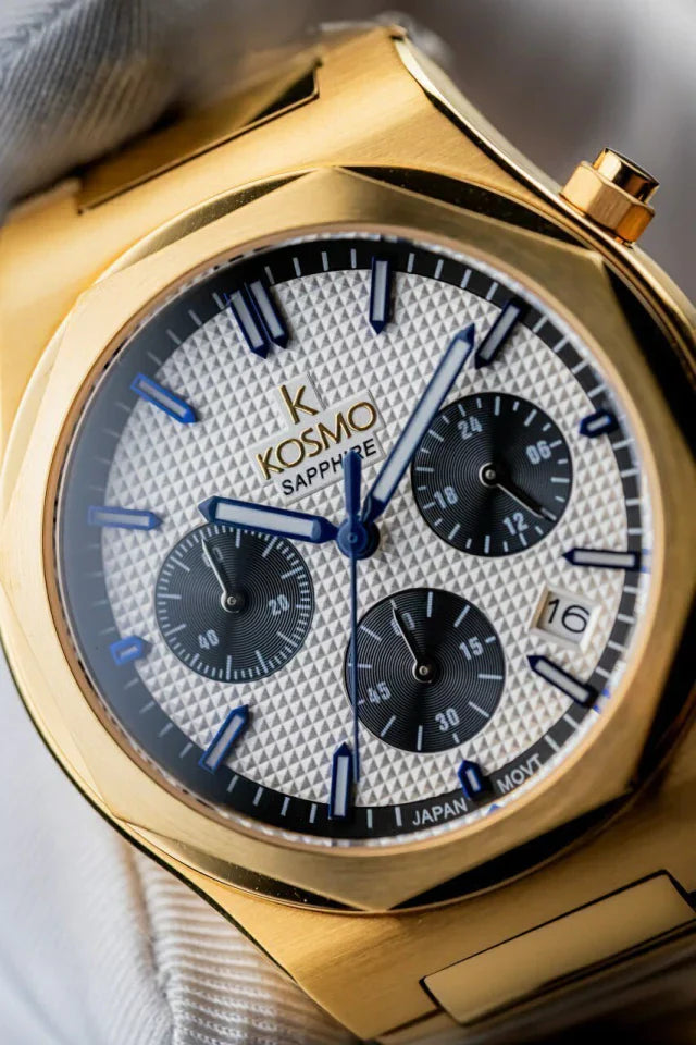 Reloj Kosmo 646-7 – Cronógrafo Dorado