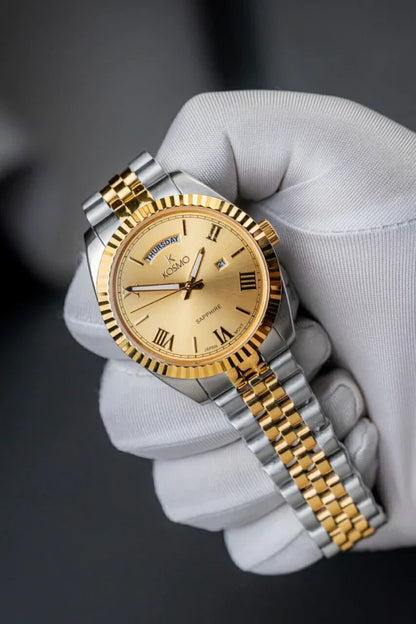 Reloj Kosmo 583s-7 – Bicolor Acero y Oro