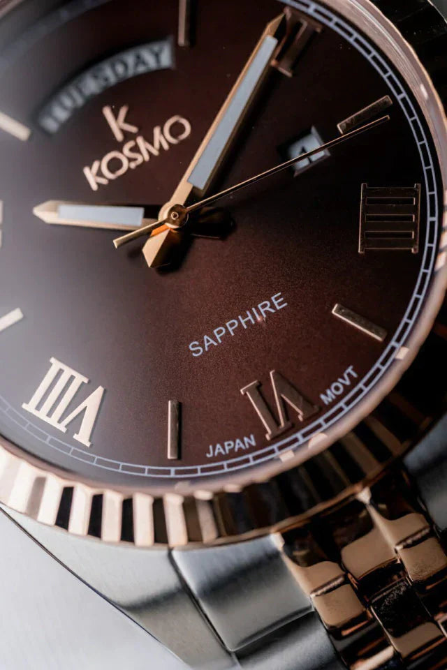 Reloj Kosmo 583s-7 – Bicolor Plata y Oro Rosado