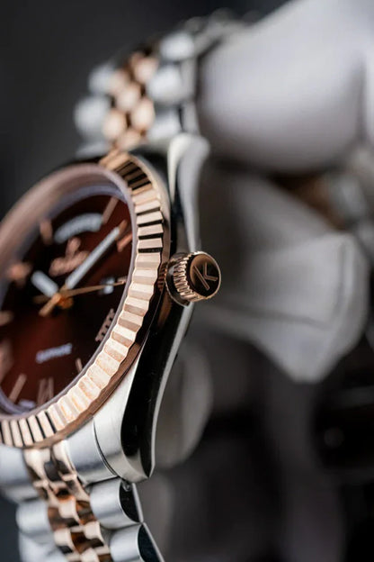 Reloj Kosmo 583s-7 – Bicolor Plata y Oro Rosado