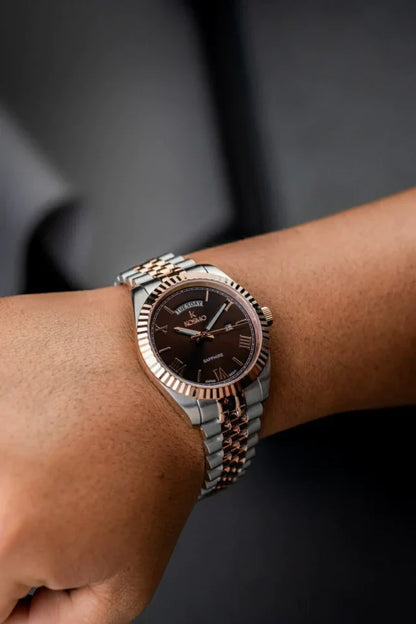 Reloj Kosmo 583s-7 – Bicolor Plata y Oro Rosado