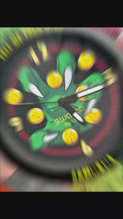 SWATCH SB0 NEON  NEGRO PARA HOMBRE REF-NV