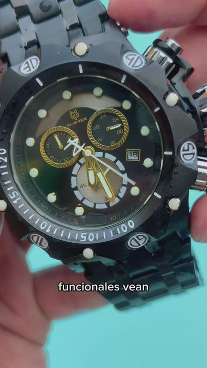 G-FOX ORIGINAL FUNCIONAL  POR INVICTA SUMERGIBLE   PARA HOMBRE  REF- NN