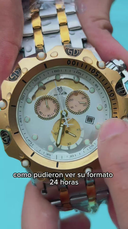 G-FOX ORIGINAL FUNCIONAL  POR INVICTA SUMERGIBLE   PARA HOMBRE  REF- PB