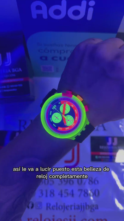SWATCH ORIGINAL NEON ALTA GAMA UNISEX REF SB06J100