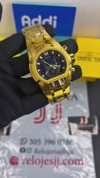 INVICTA BOLT ACERO PARA DAMA FONDO AZUL REF-DA