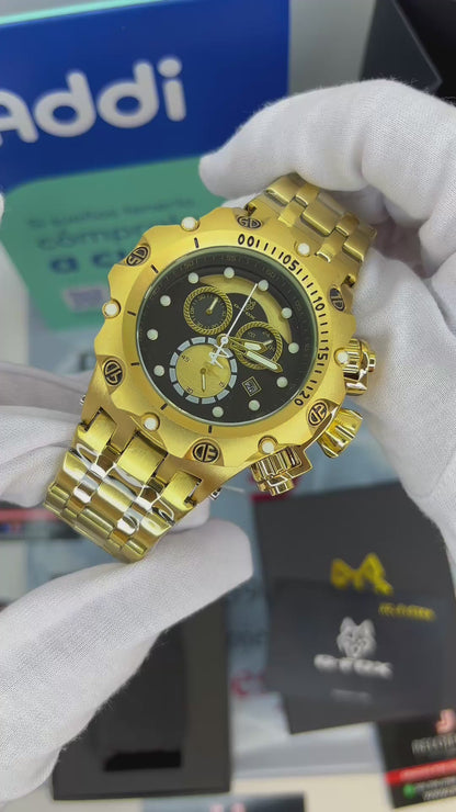 G-FOX ORIGINAL FUNCIONAL  POR INVICTA SUMERGIBLE   PARA HOMBRE  REF- DN