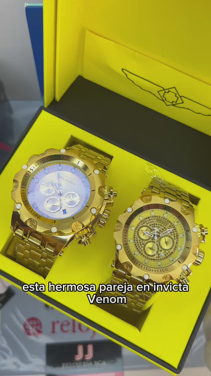 PAREJA DE INVICTA VENOM FUNCIONAL REF-DD