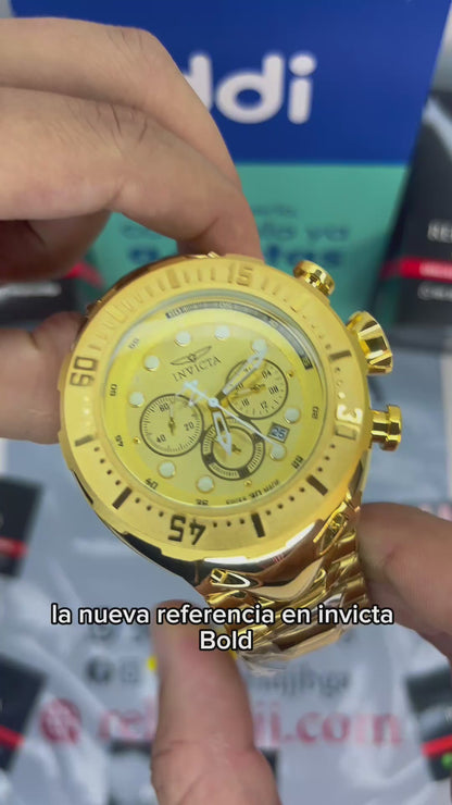 INVICTA ACERO  THUNDER BOLT FUNCIONAL PARA HOMBRE REF-DD